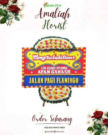 Sewa Papan Bunga Taman Hummuss Bintaro